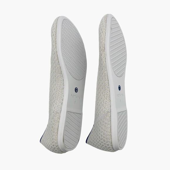 Rothy's The Flat in Salt‎ Honeycomb Women’s Size 8 - Picture 7 of 11